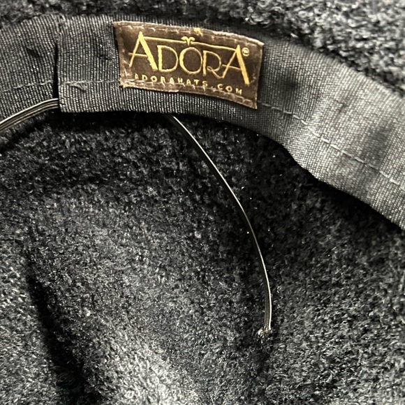 Adora Black Hat With Braided Band OS - Picture 8 of 9